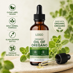 Complément alimentaire Huile d'origan Liquide oral Gouttes Vitamines Huile d'origan biologique pour améliorer l'immunité Adulte - Product Image 2