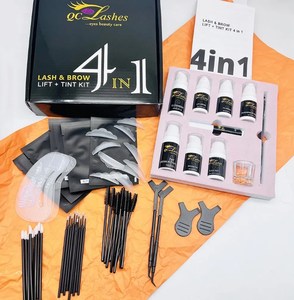 Logo personnalisé Lash & Brow Lift + teinte 4 en 1 Brow Tint Lash Lift Perm Kit Extension de Cils Sourcils Lamination Kit Brow Lift Kit - Product Image 1