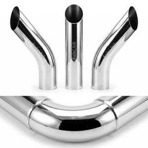 Tuyau d'échappement universel AsiaLink pour camion, diamètre réduit <span class=keywords><strong>de</strong></span> 7 à 5 pouces, en acier poli miroir, système d'échappement pour camion - Product Image 5