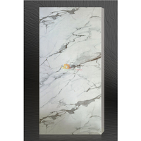 Panneau translucide ultra-fin en PVC imitation marbre, panneau mural rétroéclairé en onyx pour la décoration intérieure des murs et des plafonds
