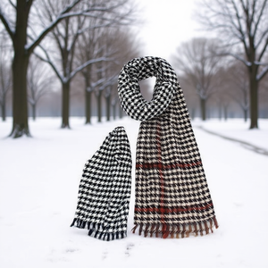 Houndstooth Scarf Women's Winter Warm Fashion Accessory - Product Image 3