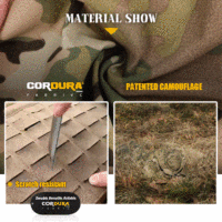 Panneau dorsal tactique Emersongear en nylon Cordura 500D léger, camouflage, pour sac de grenade, bungee pack et hydratation