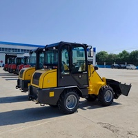 Wheel Loader Mini Mucking Telehandler Front End Skid Steer Mini Loader Bucket untuk Dijual
