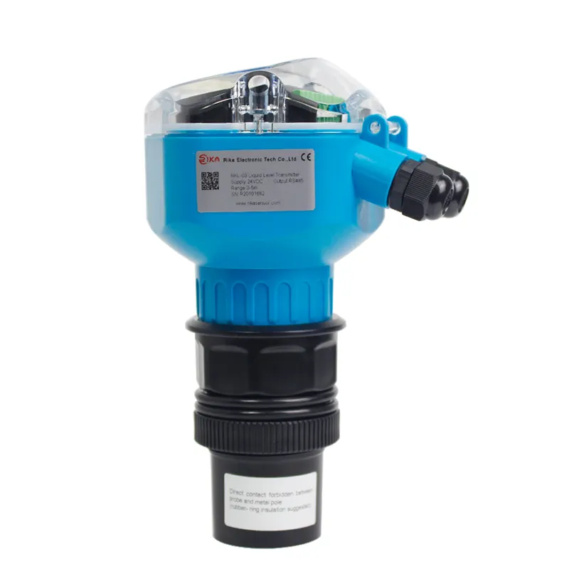 RKL-03 12โวลต์ DC 4-20mA สระว่ายน้ำ Hydrostatic อัลตราโซนิกน้ำมันเชื้อเพลิงของเหลวเครื่องวัดระดับน้ำส่งสัญญาณ