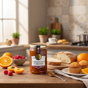 100% Organic Apricot Orange Raspberry & Peach <b>Jam</b> in Mason <b>Jar</b> - Product Image 3