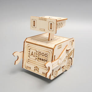 Robot d'évitement d'obstacles Mars pour les élèves du primaire : Matériel pédagogique en bois STEAM pour des expériences <span class=keywords><strong>scientifiques</strong></span> et technologiques <span class=keywords><strong>amusantes</strong></span> - Product Image 2