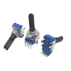 Potenciómetro Mezclador RK11 10K 4 Pines DDJ400 <span class=keywords><strong>Pioneer</strong></span> <span class=keywords><strong>DJ</strong></span> con Punto Central de Clic, B103 503 B10K 50K, Eje de 23MM de Longitud Media - Product Image 1