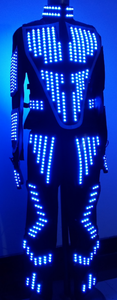 Costume Robot LED LED <span class=keywords><strong>Tron</strong></span>, robes de performance, danse électronique, musique, vêtements pour hommes, Costume DJ - Product Image 3