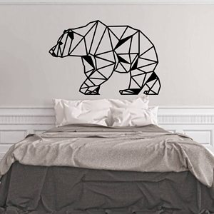 Décoration <span class=keywords><strong>murale</strong></span> en métal, ours Art Déco moderne, art mural suspendu pour l'intérieur et l'extérieur, décoration pour la maison pendant le Ramadan - Product Image 4