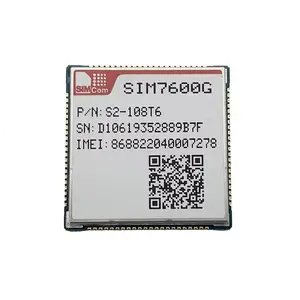 SIMCOM SIM7600G 4G LTE Cat 1通信模块SMT LTE-FDD/LTE-TDD/HSPA + & GSM/GPRS/EDGE兼容SIM7500/SIM7600