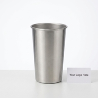 Vaso de Acero Inoxidable 304, Taza de Agua de 350 ml y 500 ml, Acabado Mate Esmerilado, 10 Colores, Logotipo Personalizado, Venta al por Mayor