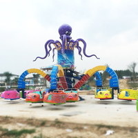 Manège géant en forme de pieuvre pour enfants et adultes, équipement de parc d'attractions, fête foraine