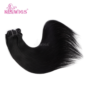 Extensions de cheveux humains Remy vierges à clipser, multi-longueurs, sans couture, pour femmes, extensions de cheveux humains naturels, usage professionnel en salon. - Product Image 3