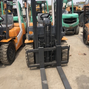Used TCM <b>Forklift</b> 3 Ton FD30 USA Made 4WD Solid Tire Rough Terrain Diesel <b>Forklift</b> Truck - Product Image 2