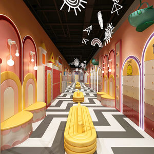 Aire de jeux gonflable avec toboggan et piscine pour tout-petits et bébés, espace de jeu doux avec balles colorées pour enfants, idéal pour cafés et clubs, directement de l'usine - Product Image 2