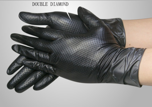 Auto Industriële Zwarte Nitril Vinyl Mengen Garage Duty Auto Reparatie Gebruik Single Layer 8 Mil Zwart Oranje Mechanische Handschoenen - Product Image 5