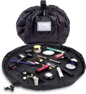 Free Sample Cosmo <b>Drawstring</b> Cosmetic & Makeup <b>Bag</b> Organizer, <b>Toiletry</b> <b>Bag</b> for Travel, Gifts, and Daily Use, 20 4inch, Black - Product Image 1