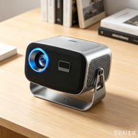 Nouveau projecteur HT12Pro, rotation à 180 degrés, professionnel, petit, 4K, Android 13, 120 lumens, projection de 10 m pour la maison