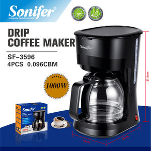 <span class=keywords><strong>Cafetera</strong></span> de <span class=keywords><strong>Goteo</strong></span> Sonifer SF-3596, 1000W, 1.8L, Jarra de Vidrio para 12 Tazas, Placa para Mantener Caliente, <span class=keywords><strong>Filtro</strong></span> <span class=keywords><strong>Permanente</strong></span> Antigoteo - Product Image 4