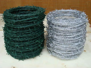 ม้วน<span class=keywords><strong>ลวดหนาม</strong></span>ชุบสังกะสีเส้นผ่านศูนย์กลาง50กก. 2มม. สำหรับป้องกัน - Product Image 4