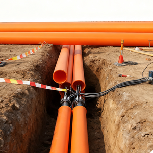 Tuyaux d'électricité en PVC durables et écologiques à haute pression, excellente isolation, imperméables, anti-corrosion, légers, PVC-C - Product Image 5