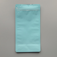 Bolsas de Café Ecológicas con Fondo Plano, Bolsa de Café con Válvula y Cierre, Bolsa de Café de Grado Alimenticio para Exteriores, Bolsa de Café Azul