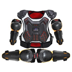 Tenue de protection pour enfants pour moto tout-terrain, motocross, ski et patinage, avec protections genoux, coudes, bras et épaules - Product Image 6