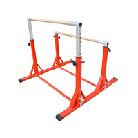 Barres parallèles horizontales miniatures en acier réglables pour la gymnastique à domicile/au club, hauteur personnalisable, photo réelle incluse