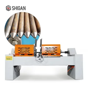 Shigan XS-50Y Double Tête Automatique Machine à Chanfreiner, Tuyau En Acier Double Face Machine à Chanfreiner