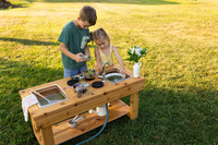 Étagère de cuisine en bois démontable et mobile au design moderne et simple, avec évier factice fonctionnel, jouet de rangement Montessori pour chambre d'enfant