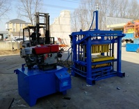 Machine à fabriquer des blocs QTJ4-40, machine à fabriquer des blocs creux en béton, des pavés et des briques en ciment, prix