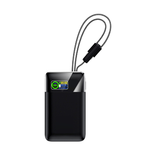 Banco de Energía de Alta Capacidad de 65W y 30000mAh con Cables Dobles Integrados, Correa, Pantalla LED y 4 Puertos de Carga Rápida, Batería Externa para Camping - Product Image 2