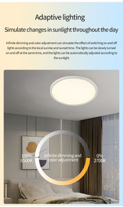 <span class=keywords><strong>Plafonnier</strong></span> intelligent à <span class=keywords><strong>LED</strong></span> RVB Télécommande Wi-Fi Alexa intégrée <span class=keywords><strong>Vision</strong></span> de sécurité Éclairage haute efficacité Détection de couleur forte - Product Image 5