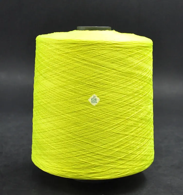 Wholesale decorative 100% polyester glow in the dark yarn for sewing embroidery