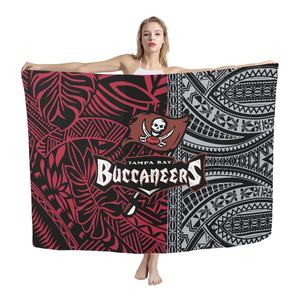 Paréo de plage imprimé fleurs, Sarong personnalisé, vêtements de plage, motif Floral - Product Image 2