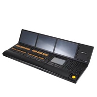 Console d'éclairage de scène de contrôleur d'éclairage DMX à écran tactile à trois vues