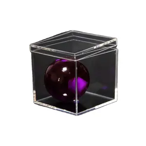 Klar plexiglas lagerung fall tabletop kunststoff box hohe transparenz acryl display box für geschenke
