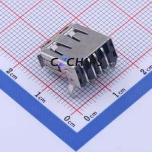 903-131A2021S10100 USB Connector SMD Connector ( Connector Type: Type-A )( Protocol Standard: USB 2.0 )( Gender: Female ) - Product Image 2