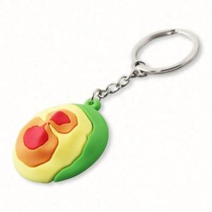 No Minimum Custom 2D and 3D Rubber Soft Keychain with <b>Key</b> <b>Ring</b> Promotional PVC Gift with Custom Logo for Carabiners & Keychains - Product Image 1