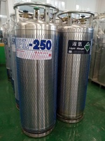 Réservoir cryogénique Dewar de haute qualité de 250 L avec une basse pression de fonctionnement pour l'azote liquide