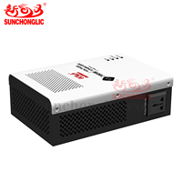 Régulateur de tension monophasé Sunchonglic 700W, stabilisateur 220/230V AC avec sortie onde sinusoïdale pure 0,7KVA unidirectionnel