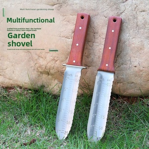 Couteau Spatule de Jardin Multifonctionnel en Acier Inoxydable OEM Personnalisable avec Étui Kydex, Manche en Bois, Clip de Ceinture Portable pour Camping et Bricolage - Product Image 5