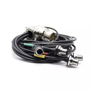 M12 Male to Socket Front Mount to Male M23 M16*1.5 Wire Harness 4Pin to 16 Pin Molding Cable