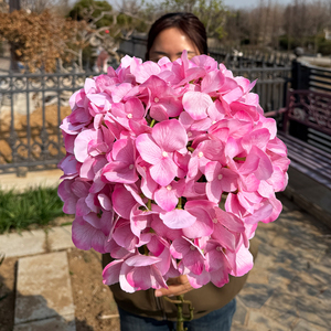 Grande fleur d'hortensia 3D à effet naturel - Réaliste et authentique pour la décoration intérieure - Product Image 3