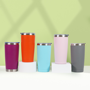 Wholesale Insulated White Travel Coffee <b>Cup</b> with Black Lid - Keep Your <b>Reusable</b> Vacuum Insulated Sport Good Water Bottles - Product Image 6