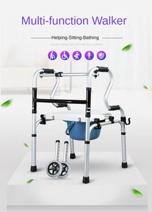 Cadre de mobilité pliable Aide à la marche Cadre Zimmer en aluminium pour adultes handicapés et personnes âgées - Product Image 5
