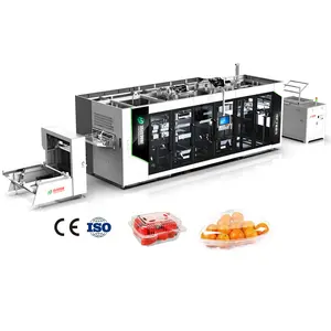 Lò Microwave Dùng Một Lần Pp Nhựa Phân Hủy Sinh Học Thực Phẩm Container Bao Bì Máy Làm