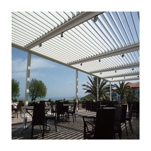 <span class=keywords><strong>Pergola</strong></span> de toit en aluminium bioctique, nouvelle <span class=keywords><strong>usine</strong></span> de style moderne, avec rideau latéral, - Product Image 5