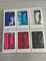 Vente en gros Manette de jeu et télécommande sans fil 2-en-1 pour WII avec moteur vibrant et bouton turbo