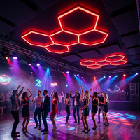 Diy Creative Geometry Assembly Nightclub Décoratif Rgb Hexagon Lightds 10 Prix